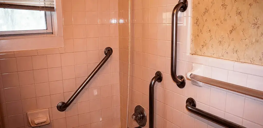 Shower grab bar installation for bathroom safety and accessibility in Pembroke Pines, FL