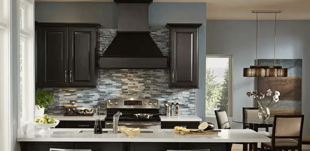 Kitchen cabinet painting and refinishing in a modern kitchen in Pembroke Pines, FL