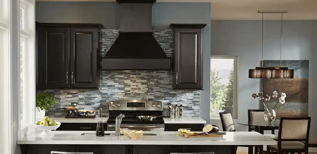 Kitchen cabinet painting and refinishing in a modern kitchen in Pembroke Pines, FL